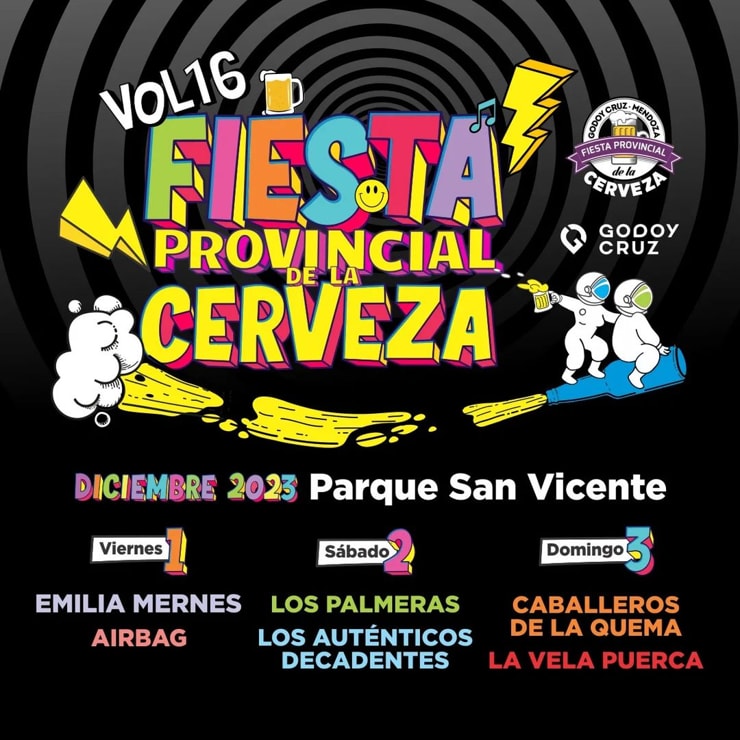 Fiesta Provincial de la Cerveza 2023 Eventos en Mendoza